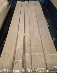 0.50mm tebal A Grade Panel veneer kayu Oak putih Dekorasi pintu / dinding