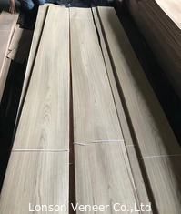 OEM Red Oak Wood Veneer, Furnitur, Pintu Panel Flake Ringan Kelas AAA