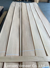 Panjang 250cm Red Oak Wood Veneer 12cm Lebar AA Grade Ketebalan 0,5mm