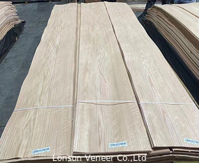 Red Oak Wood Veneer, Ketebalan 0,5mm, Pintu, Panel furnitur Kelas AA
