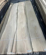 Ketebalan 1,2 mm Panel veneer Oak Putih Eropa A Grade pintu furnitur