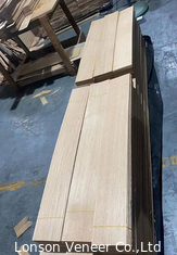 Eropa Lantai Kayu Oak Putih Veneer AB Kelas warna terang 1.2 Ketebalan