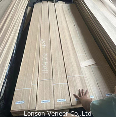 0.50mm White Oak Wood Veneer American Quarter Cut Panel Kelas Aaa