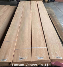 Perempat Potong Karet Oak Merah Lapisan Ketebalan 0,45mm Panel Karet Kayu Kelas AAA