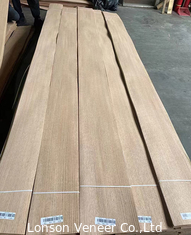 Separuh lurus Red Oak panel veneer alami ketebalan 0,5mm AAAGrade