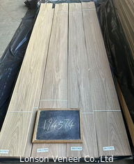 Crown Cut American Walnut Veneer Natural AA Grade Ketebalan 0,42mm Warna ringan