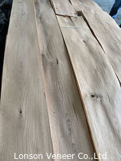 Panjang 120cm White Oak Wood Veneer Quarter Cut Tebal 0,7mm