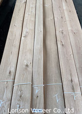 Knotty 180cm White Oak Wood Veneer 10% Kelembaban Medium Density