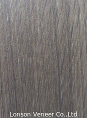 10CM Fumed Quarter Cut Oak Veneer 610 Warna Kelembaban 12% Tebal 0.45mm