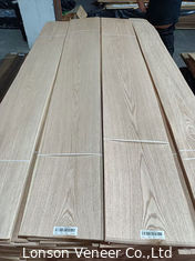 ISO9001 Red Oak Wood Veneer 245cm Flat Cut 12% Kelembaban Medium Density