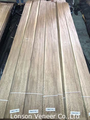 ISO9001 Quarter Cut Oak Veneer 90mm Lantai Kayu Veneer 12% Kelembaban