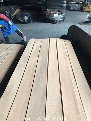 0.60mm White Oak Wood Veneer American Rift Cut Panel Aaa Grade