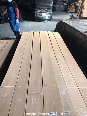 0.60mm White Oak Wood Veneer American Rift Cut Panel Aaa Grade