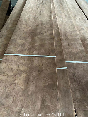0.45mm African Bubinga Pomelle A Grade Untuk Furnitur Dekorasi Interior