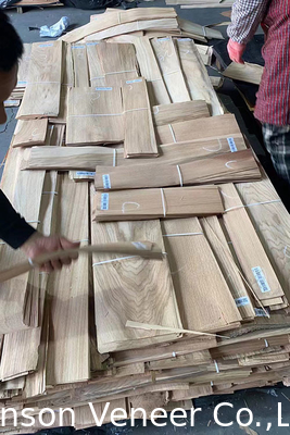0.45mm White Oak Wood Veneer Furniture Edge Banding Kelas C