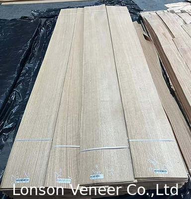 OEM Red Oak Wood Veneer, Furniture, Door Panel AAA Grade Lebar 41cm