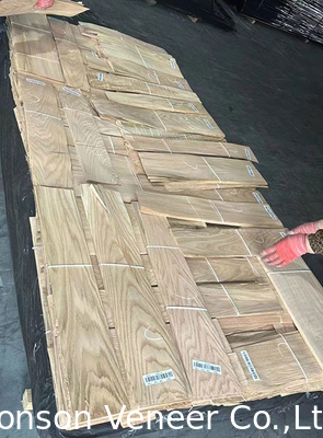 OEM Red Oak Wood Veneer, Furniture,Door Red Oak Wood Veneer, barang dalam stok