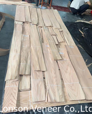 OEM Red Oak Wood Veneer, Furniture,Door Red Oak Wood Veneer, barang dalam stok
