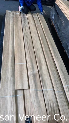 Ketebalan 0,55 mm Rough Sawn Panel Veneer Oak Putih Eropa Kelas A / B