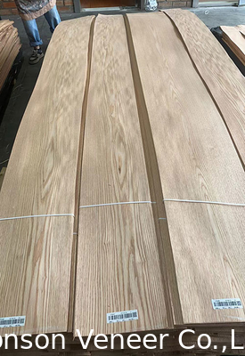 Crown Cut American Red Oak Veneer Panel AA Grade Ketebalan 0,5 mm
