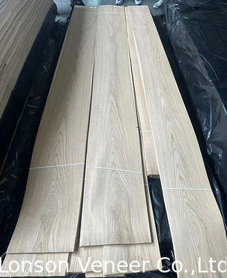 Veneer Kayu Oak Putih Amerika, Potongan Mahkota 0,50MM, Panel AA Grade