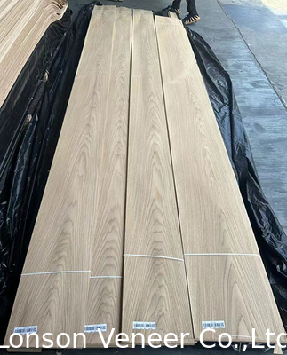 Veneer Kayu Oak Putih Amerika, Potongan Mahkota 0,50MM, Panel AA Grade