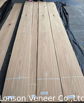 Ketebalan Oak Putih 0,4mm Kayu Veneer Knoty Grade Harga menguntungkan