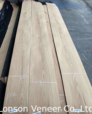 Ketebalan Oak Putih 0,4mm Kayu Veneer Knoty Grade Harga menguntungkan