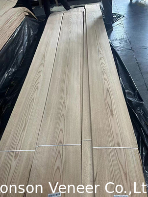 Red Oak Wood Veneer, Panel AAA Grade Ketebalan 0.5mm, Gunakan furnitur pintu