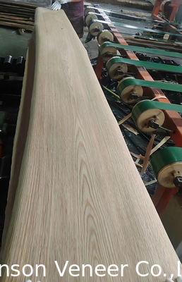American White Oak Wood Veneer, ketebalan 0,50mm, 100.000m2 dari persediaan