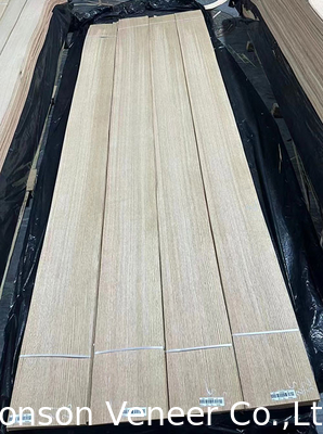 Panel veneer kayu Oak merah panjangnya 300cm Ketebalan 0,5mm