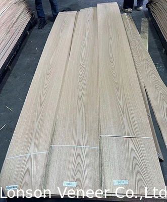 Crown Cut American Red Oak Veneer Panel Barang Kelas AA dalam stok 50.000