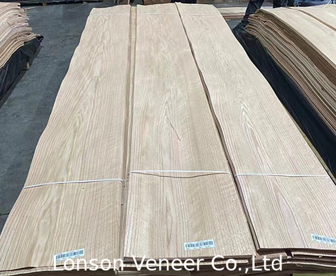 Red Oak Wood Veneer, Ketebalan 0,5mm, Pintu, Panel furnitur Kelas AA