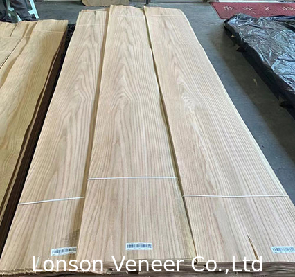 Red Oak Wood Veneer, Ketebalan 0,5mm, Pintu, Panel furnitur Kelas AA
