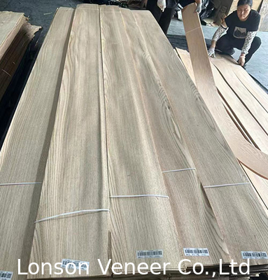 Half Crown Cut American Red Oak Veneer Panel Perabotan Pintu Kelas AA