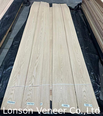 Ketebalan 0,5 Red Oak Wood Veneer, Panel A/AA/AAA Kelas stok 200,000SqM