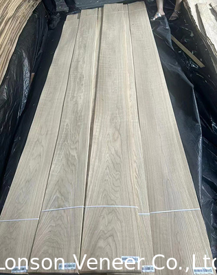 Ketebalan 1,2 mm Panel veneer Oak Putih Eropa A Grade pintu furnitur