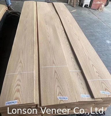 Ketebalan 0.5mm Red Oak furnitur veneer Panel AAA 250.000 SQM stok