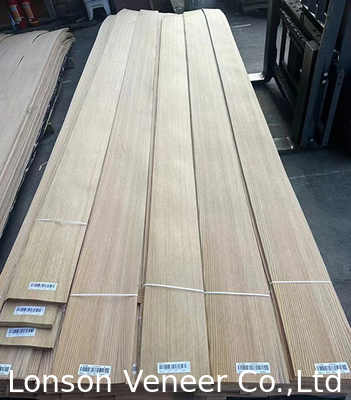 Kuartal Potong Panel Red Oak Veneer Kelas AAA ketebalan furnitur 0,5mm