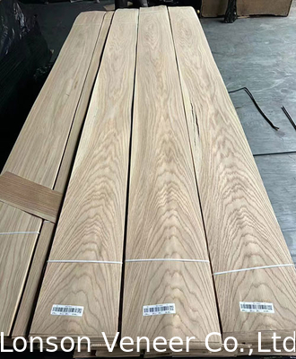 0.5mm Ketebalan A Kelas Putih Oak Kayu Veneer Untuk furnitur pintu