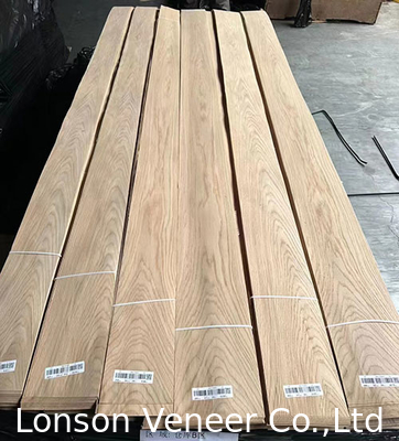 0.5mm Ketebalan A Kelas Putih Oak Kayu Veneer Untuk furnitur pintu