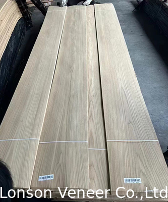 Natural 0.4mm American White Oak Veneer 10mm Lebar Terapkan pada Lapisan