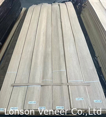 Batu Ek Eropa AA Kelas Kayu Alam Lapisan Ketebalan 0,5mm ≥ 245cm Panjang