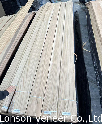 Eropa Kayu Oak Furniture Veneer Panel Kelas AB ketebalan 0,5mm