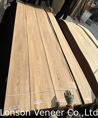 Benih gunung American Red Oak Veneer Panel AA Grade Ketebalan 0,5mm