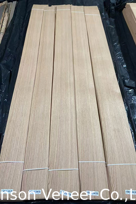 Panel Oak Merah Alam Veneer ketebalan 0,5mm AA+ Grade Selalu dalam stok